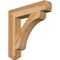 Ekena Millwork Legacy Craftsman Rough Sawn Bracket, Western Red Cedar, 4"W x 22"D x 22"H BKT04X22X22LEC04RWR - alternate 1